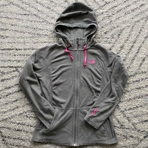North Face Grey Woman’s Frontzip Fleece